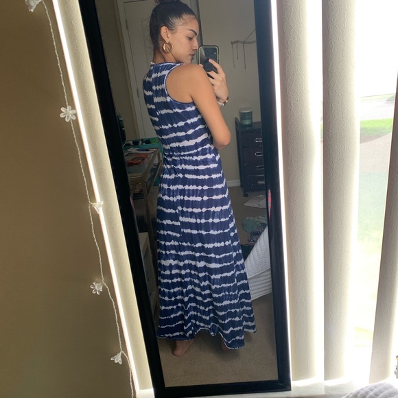 Blue Summer Dress - Picture 2 of 2